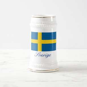 SVERIGE (Sweden) Beer Stein