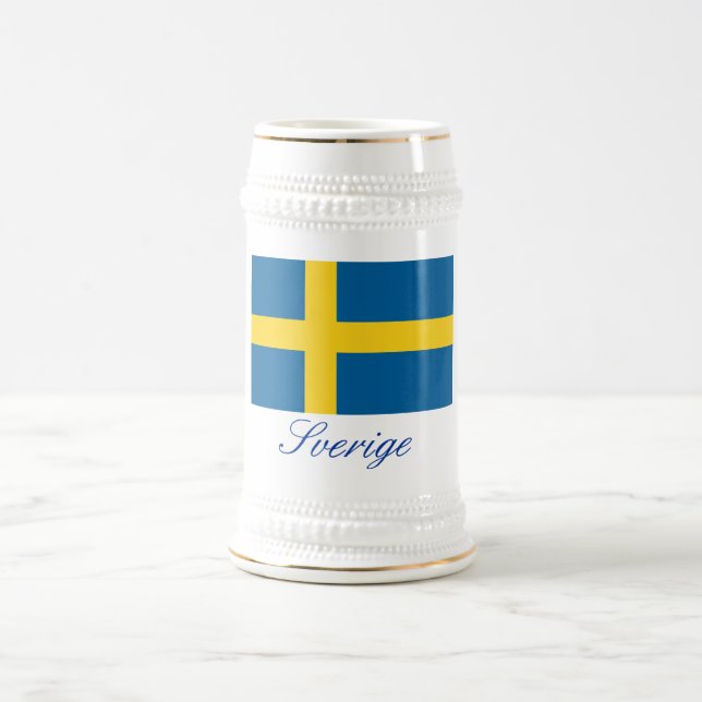 SVERIGE (Sweden) Beer Stein (Center)