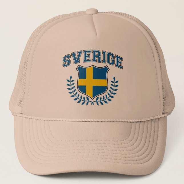 Sverige Trucker Hat (Front)