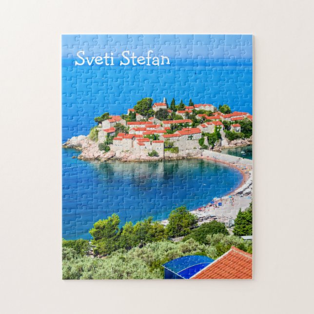 Sveti Stefan Jigsaw Puzzle (Vertical)