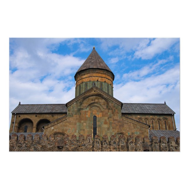Svetistkhoveli monastery Mtskheta Georgia Photo Print (Front)