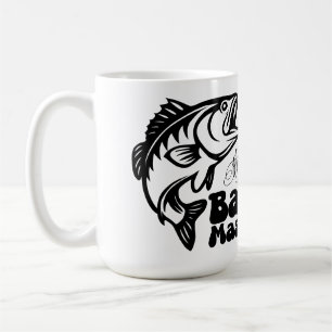 SVG Custom Bass Master fishing Coffee Mug