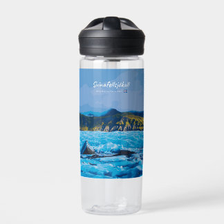 Svínafellsjökull, Iceland -  Glacier View CBE Water Bottle