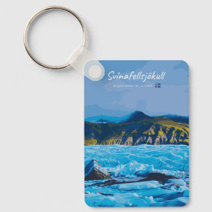 Svínafellsjökull, Iceland - Glacier View Classic Keychain