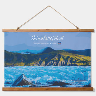 Svínafellsjökull, Iceland -  Glacier View Hanging Tapestry