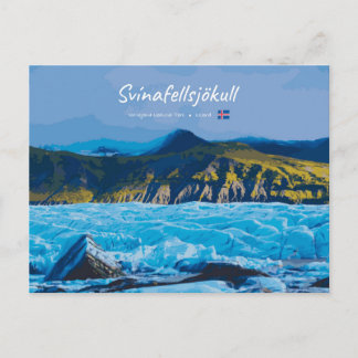 Svínafellsjökull, Iceland -  Glacier View Postcard