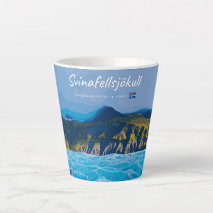 Svínafellsjökull, Iceland - Glacier View Small Latte Mug