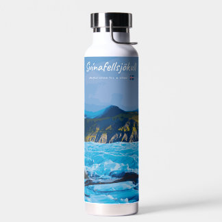 Svínafellsjökull, Iceland -  Glacier View Water Bottle