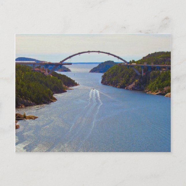 Svinesund new bridge postcard (Front)