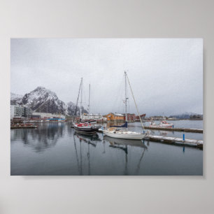 Svolvaer Lofoten Islands Poster