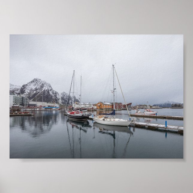 Svolvaer Lofoten Islands Poster (Front)