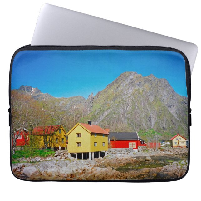 Svolvaer, Norway Laptop Sleeve (Front)