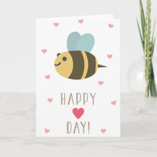 Svp abeille ma carte de voeux de Valentine