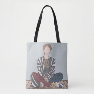 SVT Fan Art Fallin' Flower Tote Bag