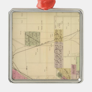 SW Omaha, Nebraska Metal Ornament
