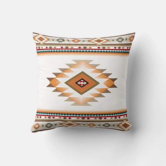 SW Pattern 2 - change colour Throw Pillow (Back)