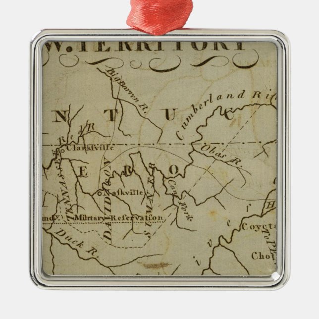 SW Territory Metal Ornament (Front)