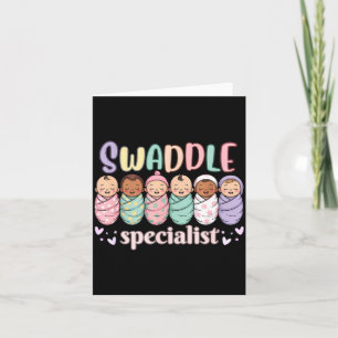 Swaddle specialist nicu nurse tech mother baby card