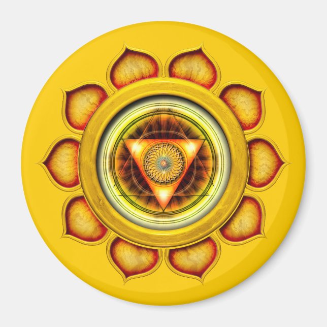 Swadhisthana or Sacral the 2nd Chakra Magnet (Front)