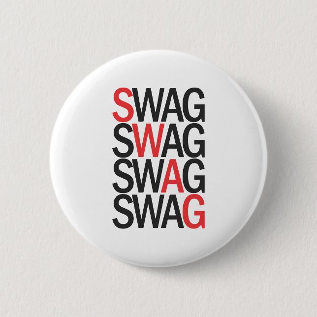 Swag 2 Inch Round Button (Front)