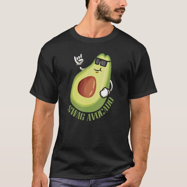SWAG Avocado guacamole vegan T-Shirt (Front)