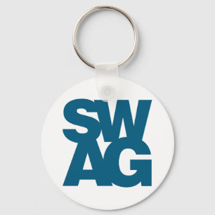 Swag - Blue Keychain