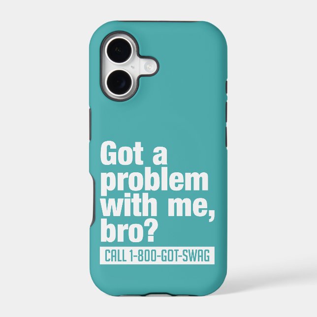 SWAG custom iPhone case (Back)