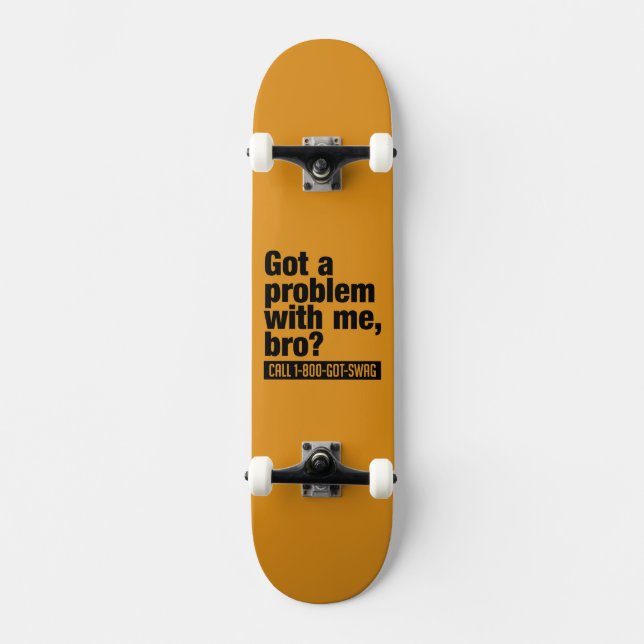 SWAG custom skateboard (Front)