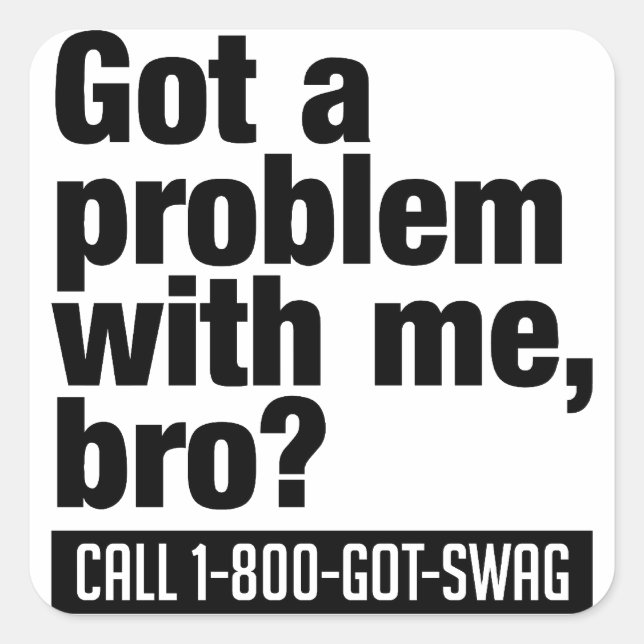 SWAG custom stickers (Front)