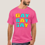 Swag Gay style. Be proud. T-Shirt<br><div class="desc">This is a gay pride shirt the swag way. The bright way is the right way.</div>