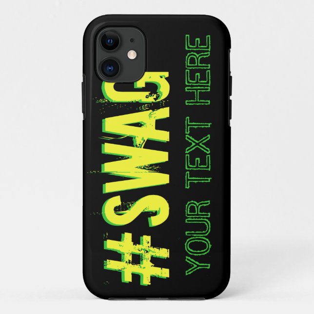 SWAG with customizable text Case-Mate iPhone Case (Back)