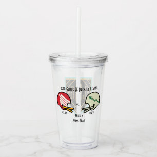 SwagBrag Younker vs Shincracker Plastic Pint Acrylic Tumbler
