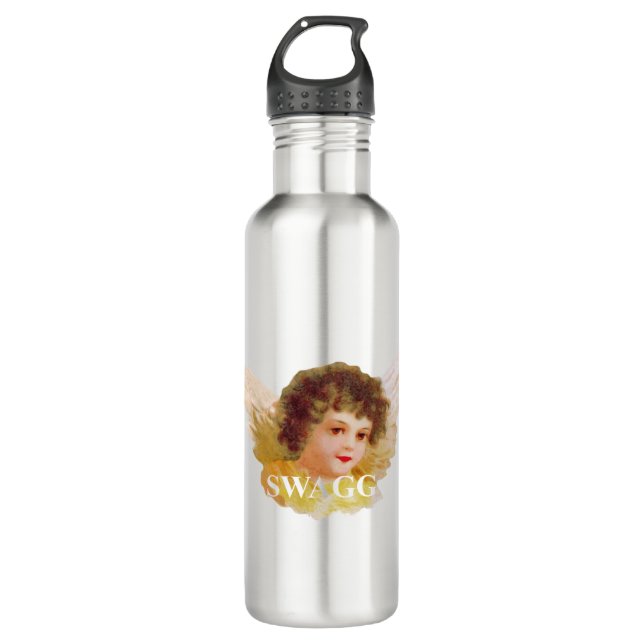 swagg angel cherub 710 ml water bottle (Front)
