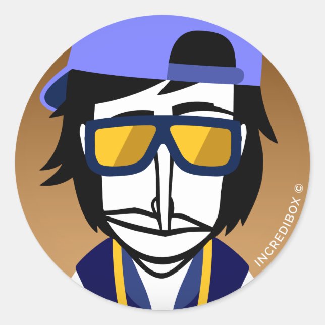 SWAGG CLASSIC ROUND STICKER (Front)