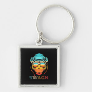 Swagn Retro Monkey Keychain