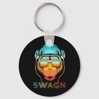 Swagn Retro Monkey Keychain