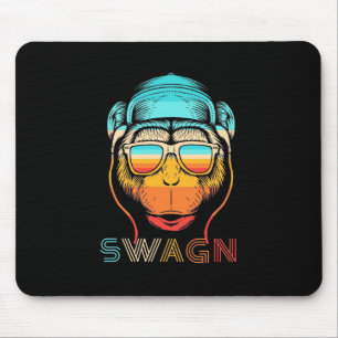 Swagn Retro Monkey Mouse Pad