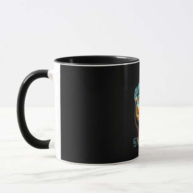 Swagn Retro Monkey Mug (Left)