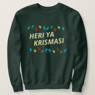 Swahili Christmas Sweater   Heri ya krismasi