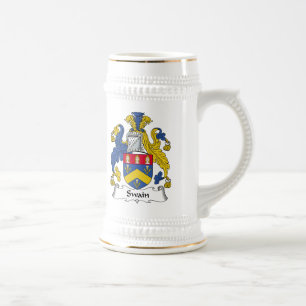 Swain Family Crest Beer Stein