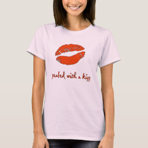 SWAK! - female pink fitted T-Shirt