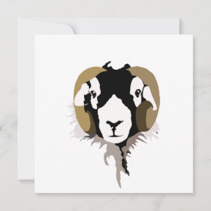 Swaledale sheep card