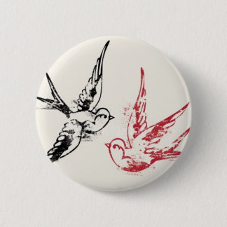 Swallow Badge 2 Inch Round Button