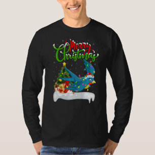 Swallow Bird Xmas Decorations Santa Swallow Chris T-Shirt