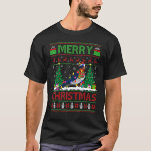 Swallow Bird   Xmas Tree Ugly Santa Swallow Christ T-Shirt