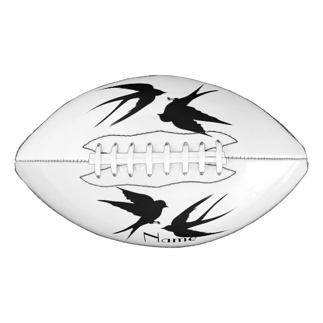 Swallow Birds Silhouettes Thunder_Cove  Football (Front)
