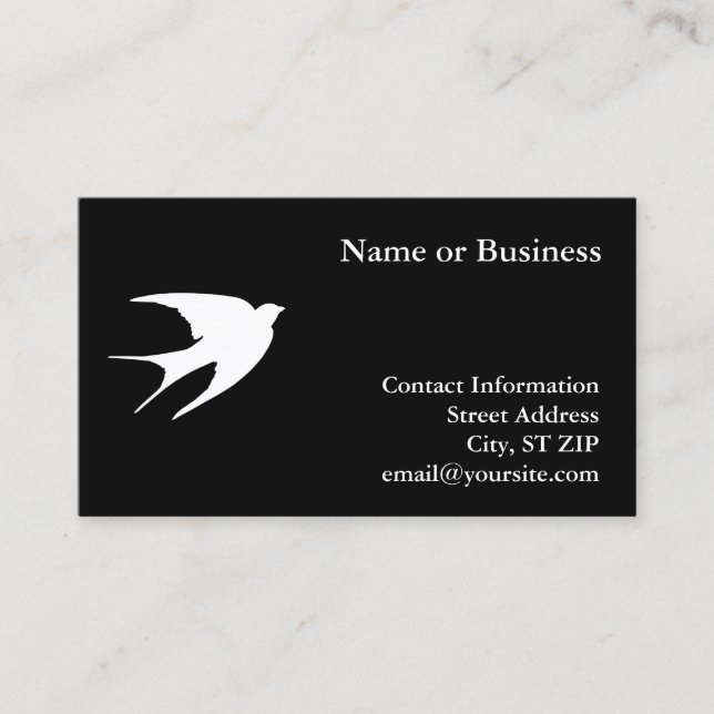 Swallow Business Card (Front)