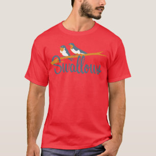 Swallow Couple Birds girl T-Shirt