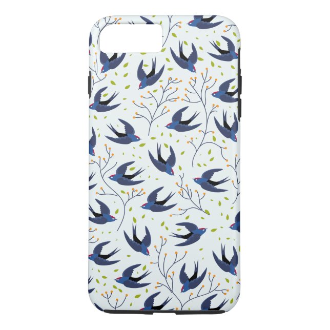 Swallow pattern Case-Mate iPhone case (Back)