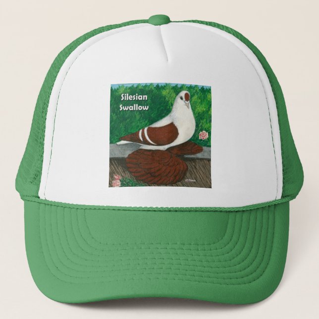 Swallow Pigeon:  Silesian Trucker Hat (Front)